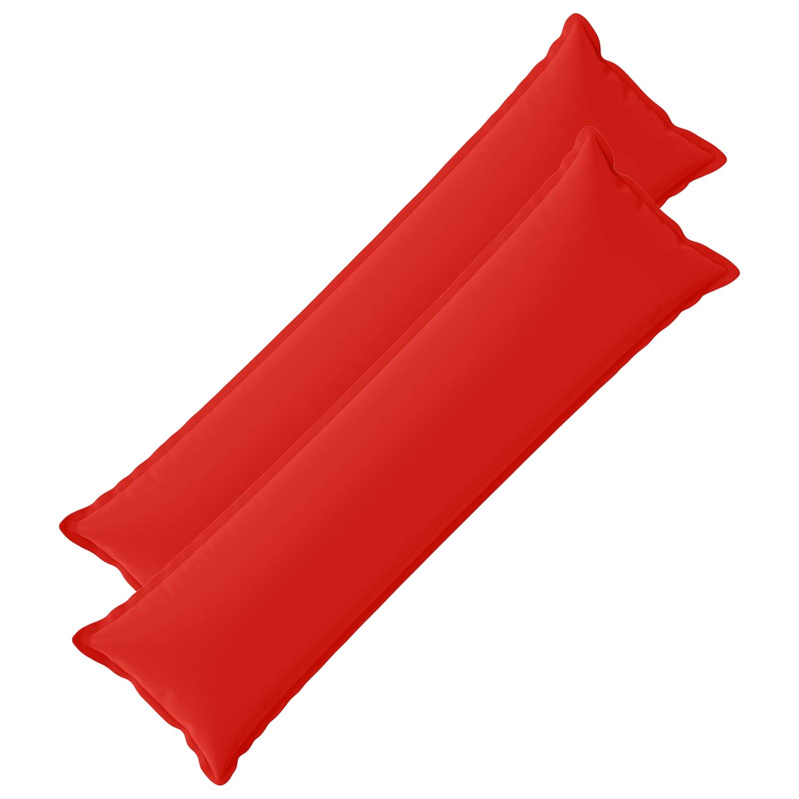 vidaXL Kissenbezug 2 stk. HOUTEN Rot 40 x 145 cm Polyester