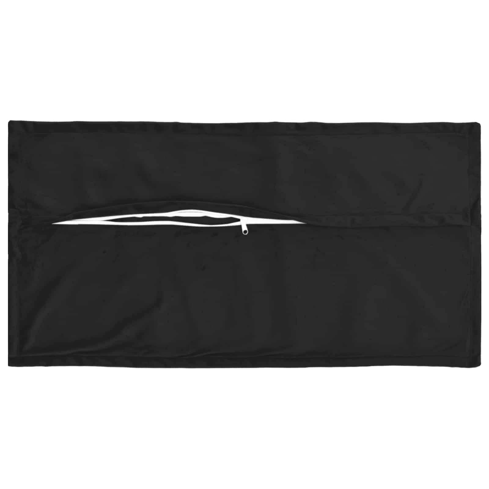 vidaXL Kissen mit Kissen HOUTEN 6 Stk. Schwarz Samt