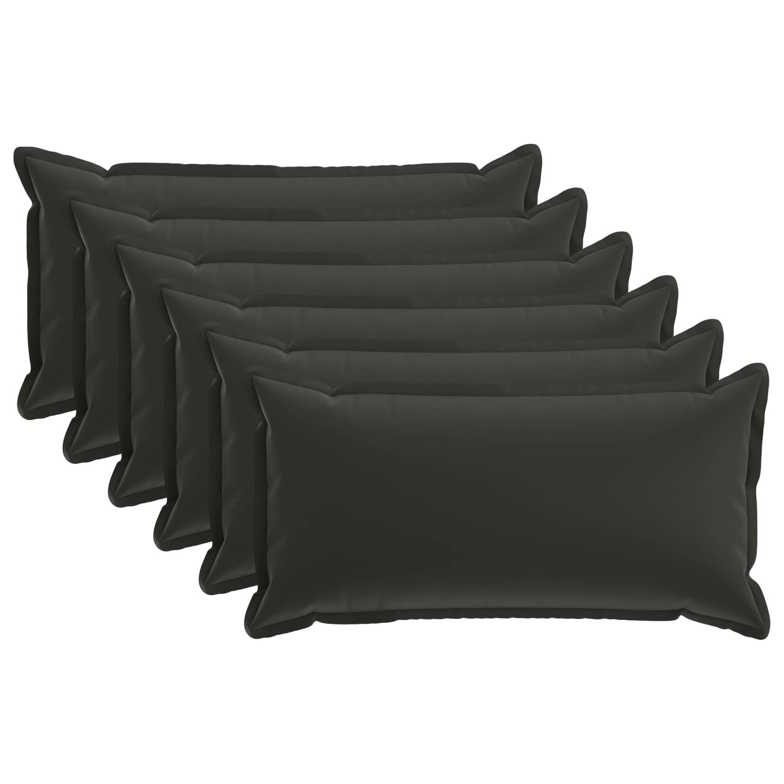 vidaXL Kissenbezug 6 stk. HOUTEN Mehrfarbig 40 x 70 cm Polyester