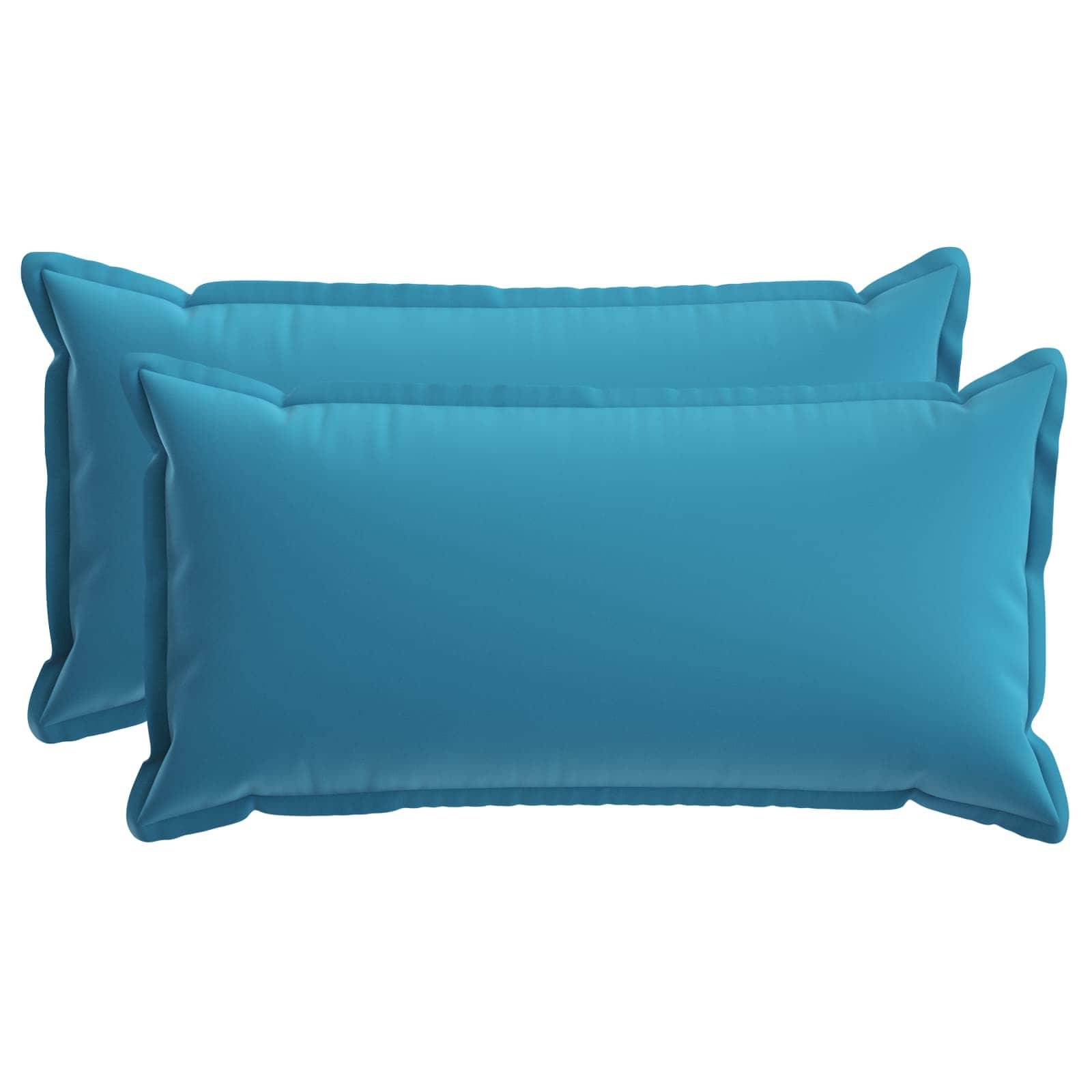 vidaXL Kissenbezug 2 stk. HOUTEN Himmelblau 40 x 70 cm Polyester