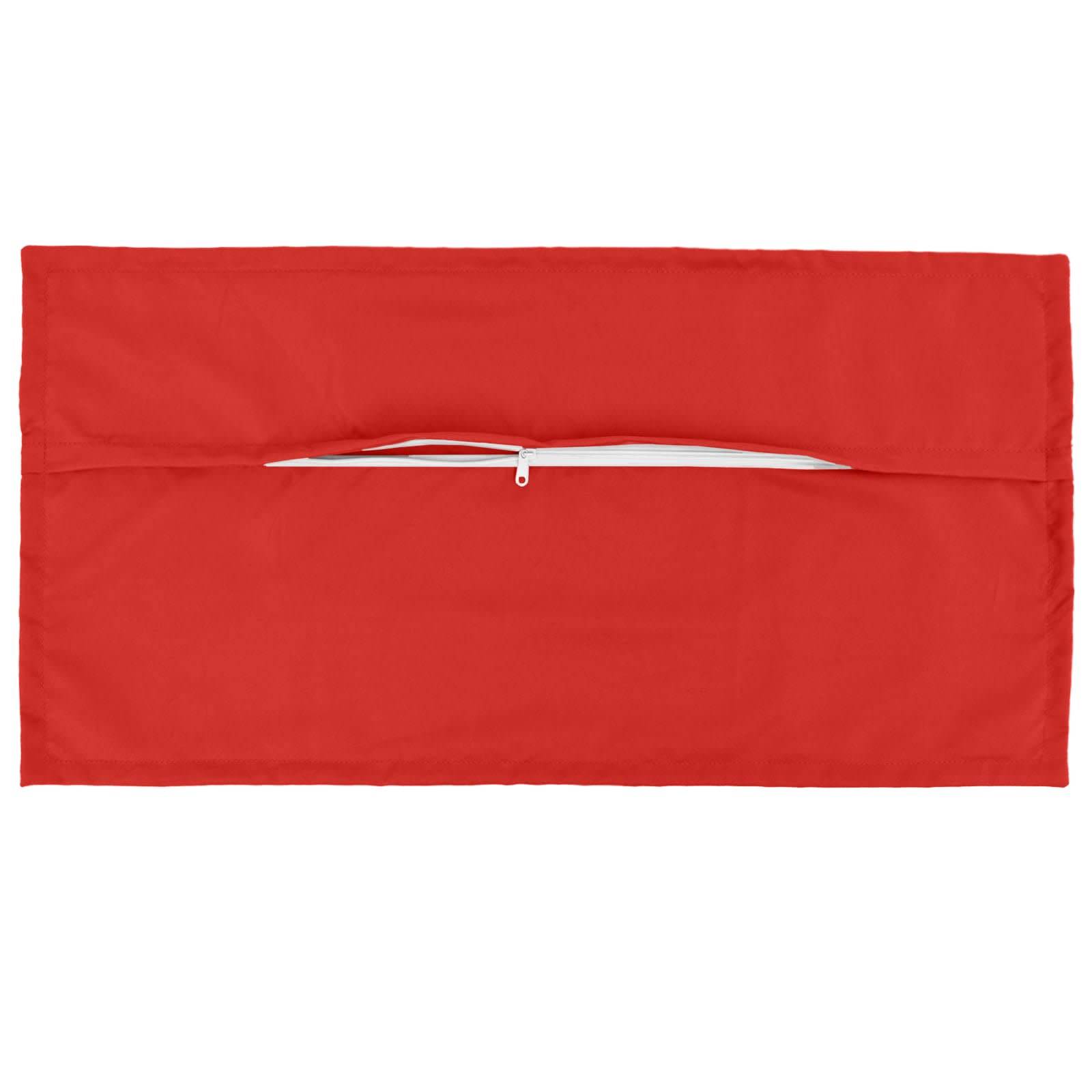 vidaXL Kissenbezug 12 stk. HOUTEN Rot 40 x 80 cm Polyester