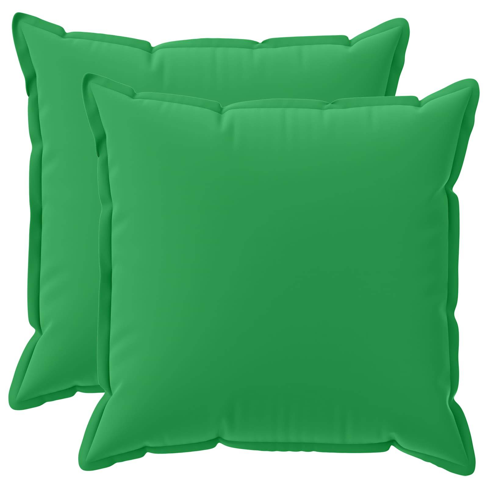 vidaXL Kissenbezug 2 stk. HOUTEN Grün 80 x 80 cm Polyester