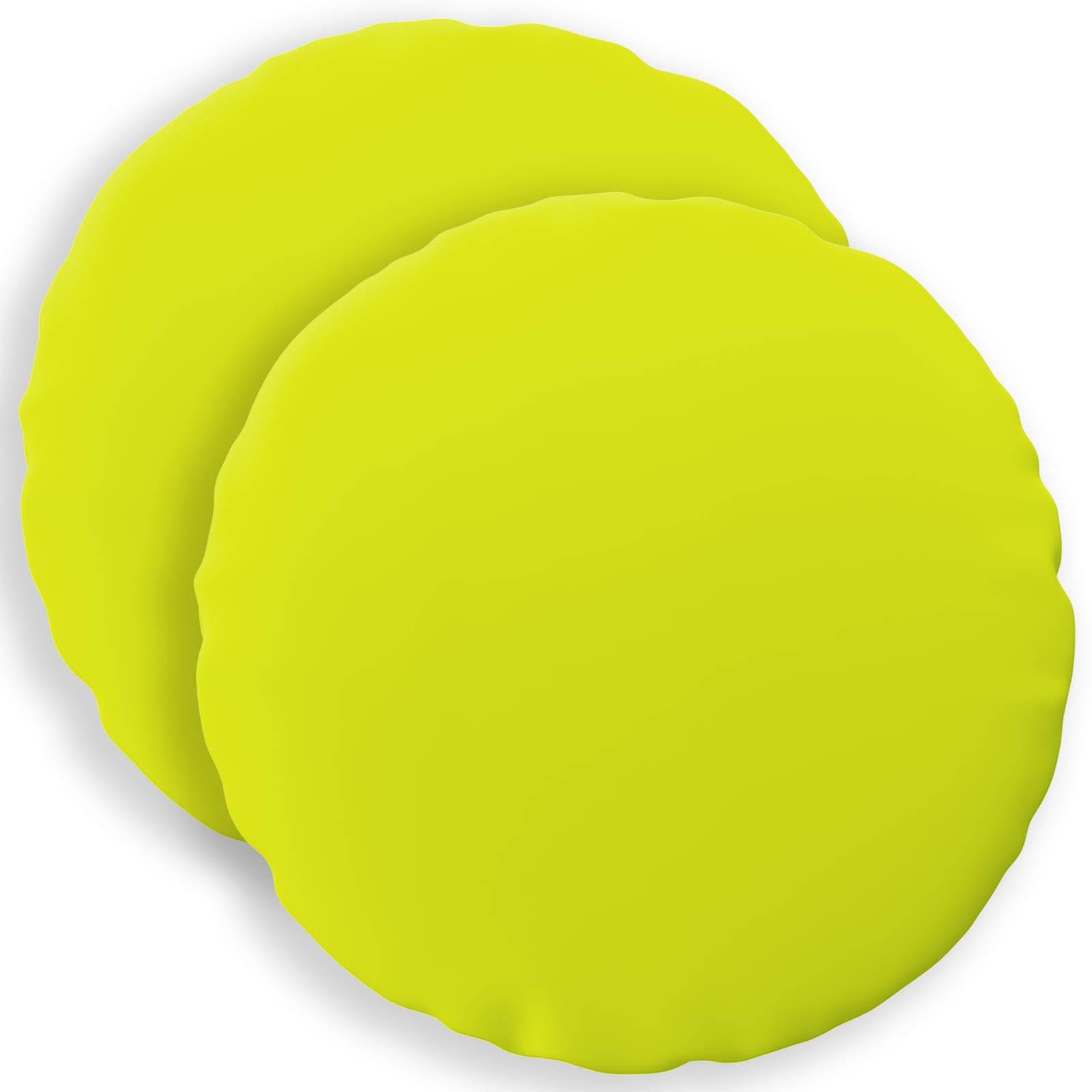 vidaXL Kissenbezug 2 pcs HEERLEN Hellgrün Ø 50 cm Polyester