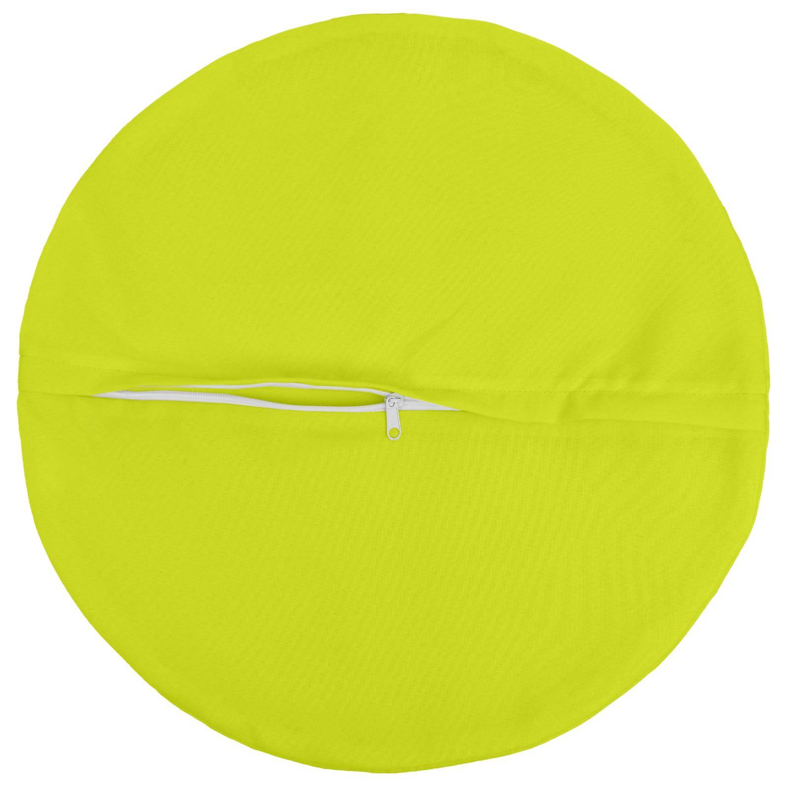 vidaXL Kissenbezug 2 pcs HEERLEN Hellgrün Ø 50 cm Polyester