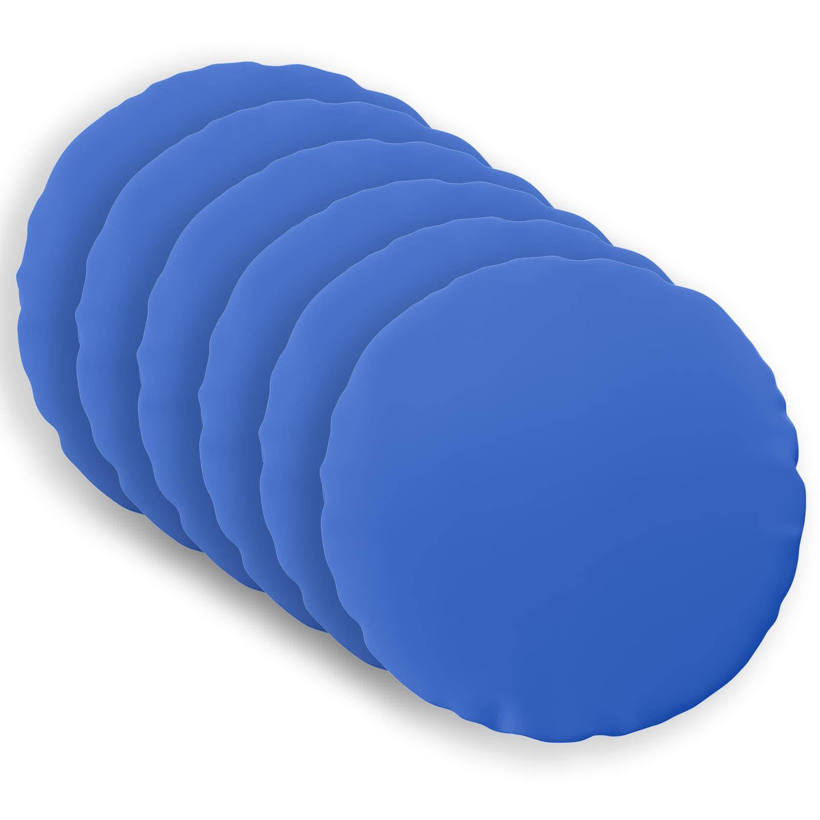 vidaXL Kissenbezug 6 pcs HEERLEN Königsblau Ø 40 cm Polyester