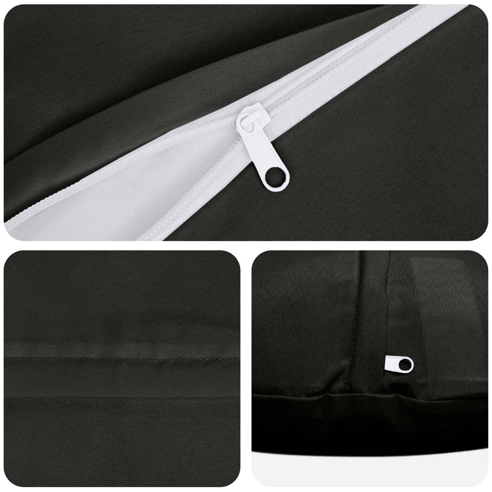 vidaXL Kissenbezug 6 pcs HEERLEN Mehrfarbig Ø 50 cm Polyester