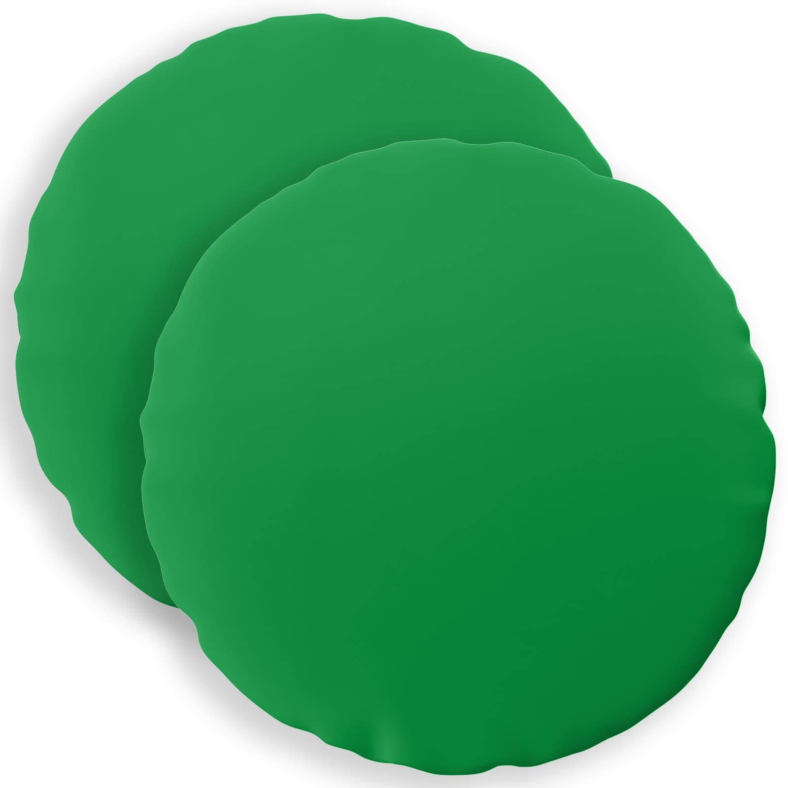 vidaXL Kissenbezug 2 pcs HEERLEN Grün Ø 60 cm Polyester