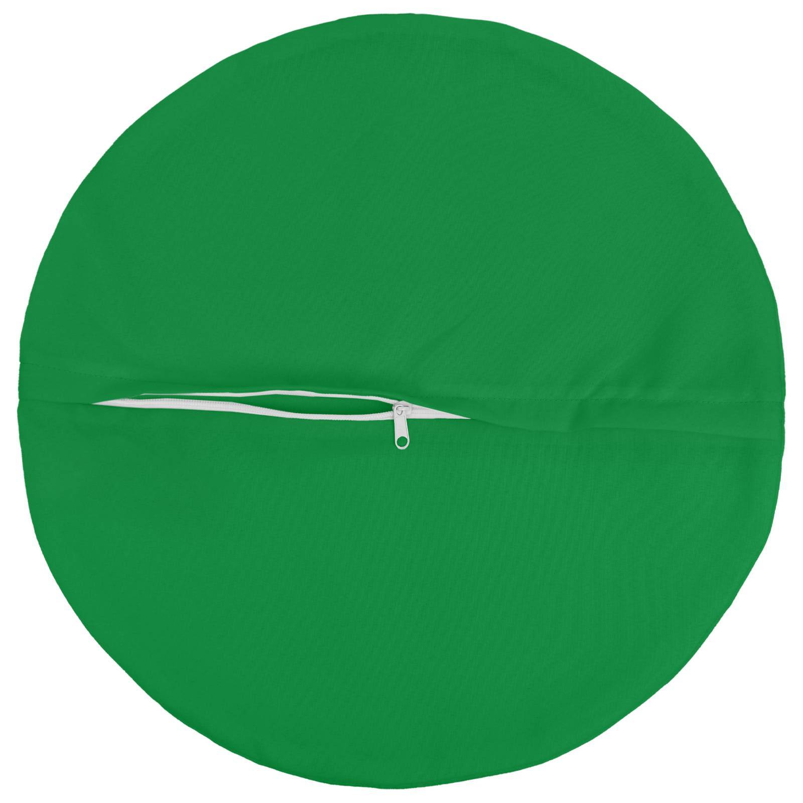 vidaXL Kissenbezug 2 pcs HEERLEN Grün Ø 60 cm Polyester