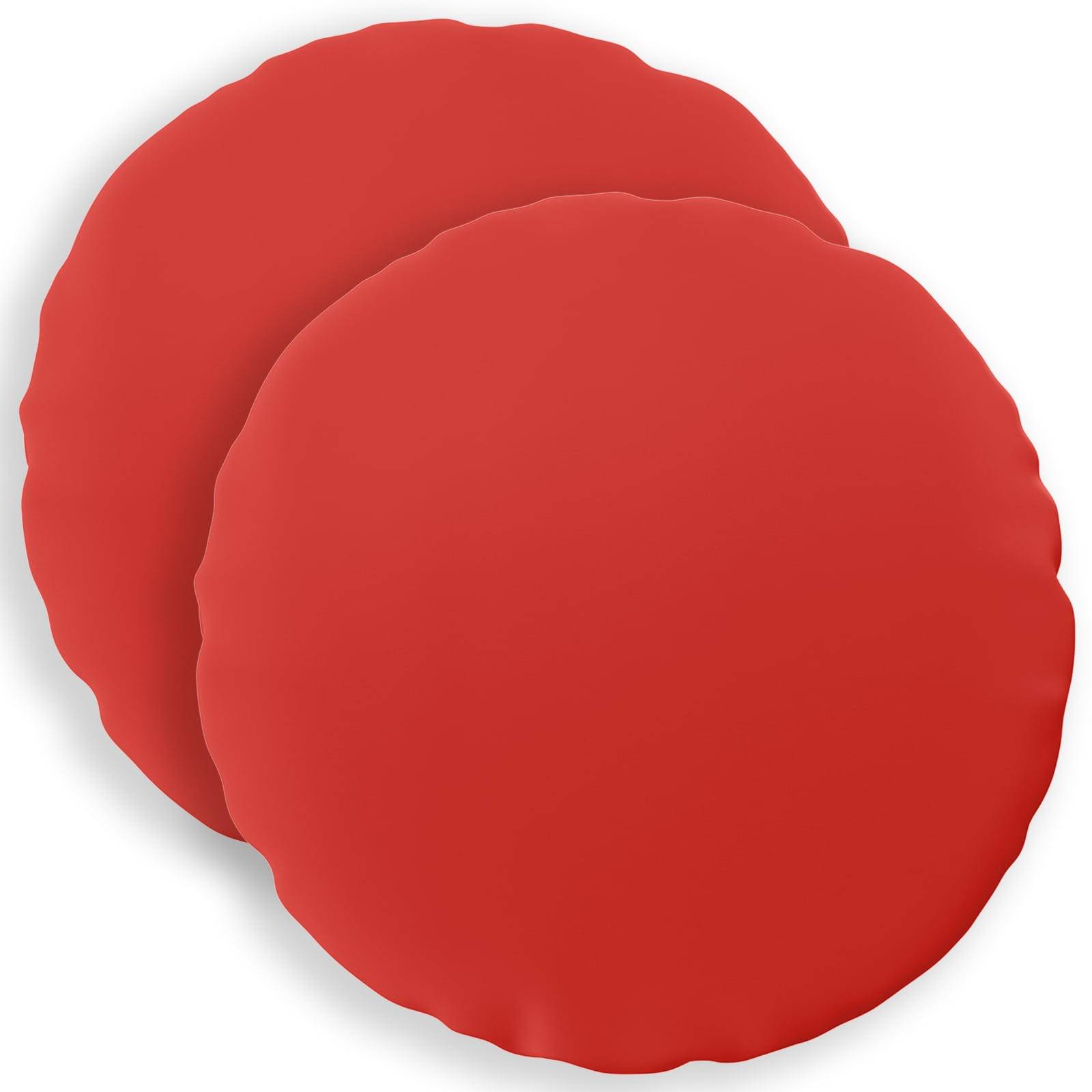 vidaXL Kissenbezug 2 pcs HEERLEN Rot Ø 40 cm Polyester
