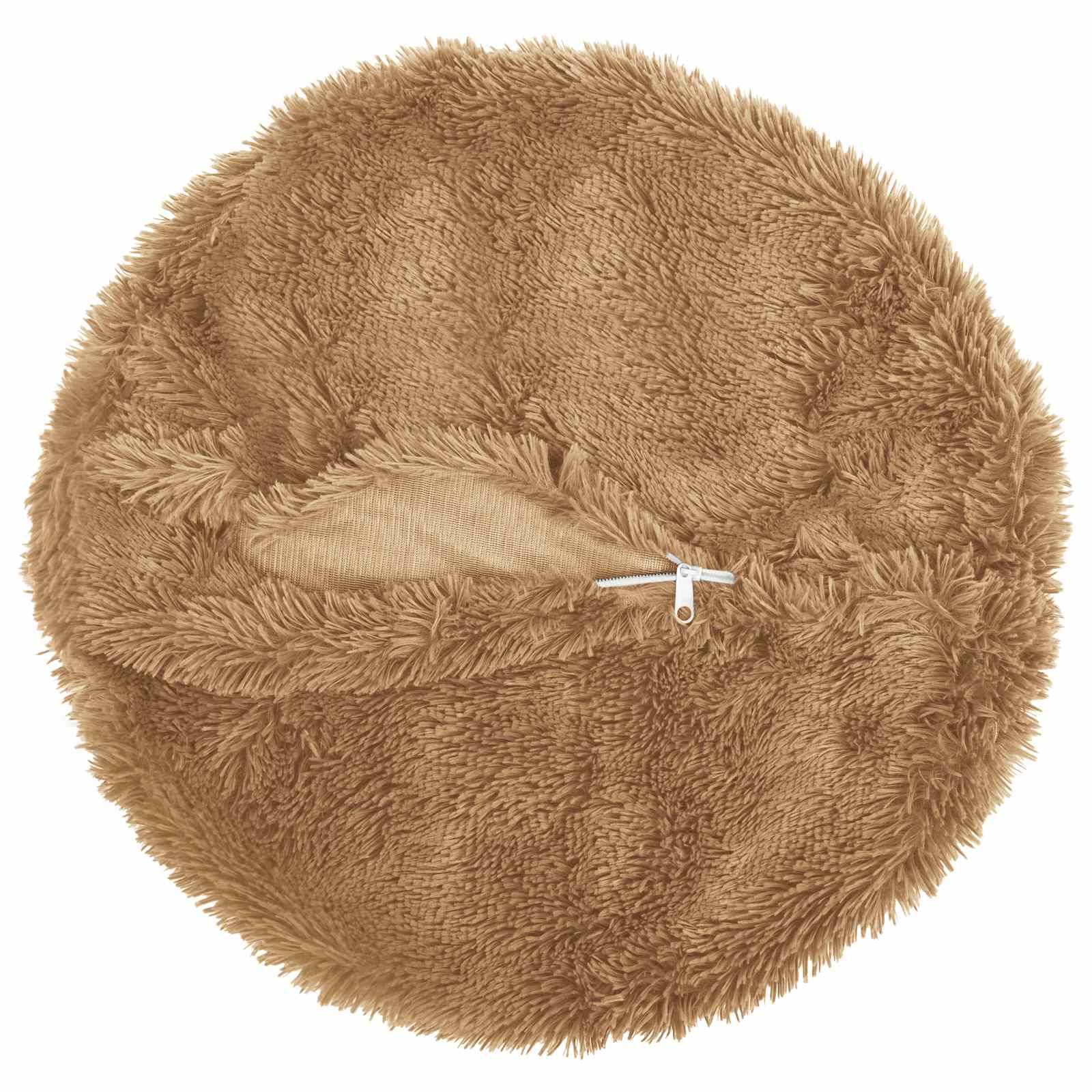 vidaXL Kissen mit Kissen HEERLEN 6 Stk. Taupe PV Fleece
