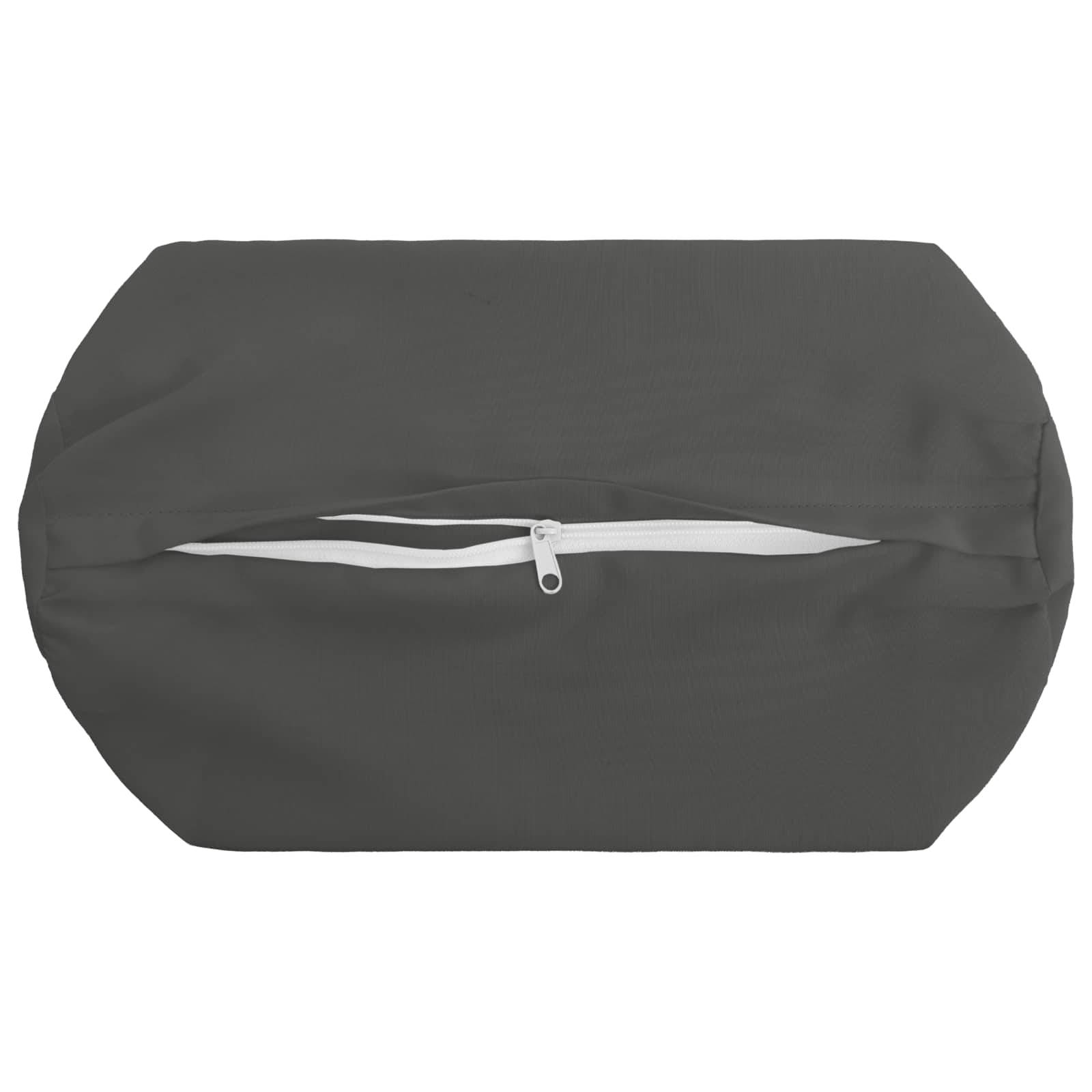 vidaXL Kissenbezug 6 pcs HEERLEN Anthrazit Ø 15 x 40 cm Polyester