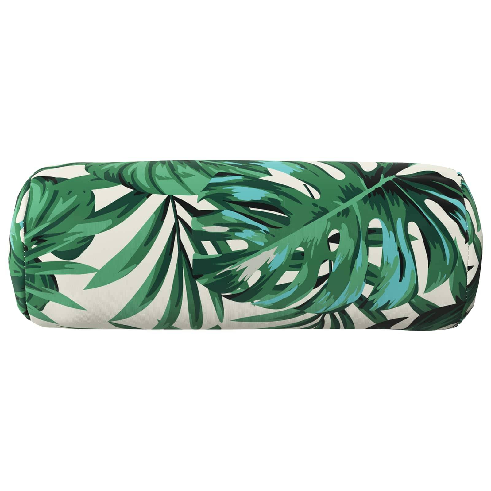 vidaXL Kissenbezug 6 pcs HEERLEN Blattmuster Ø 15 x 40 cm Polyester