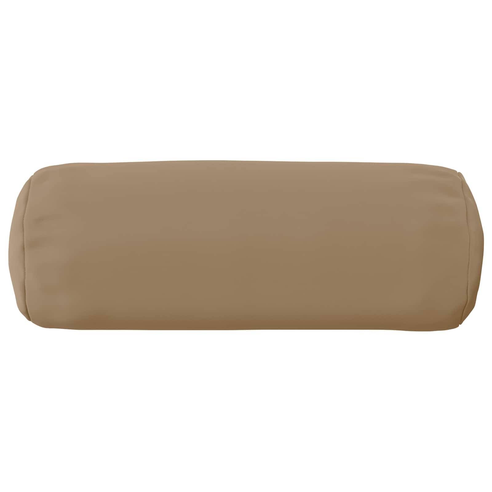vidaXL Kissenbezug 2 stk. HEERLEN Taupe Ø 15 x 40 cm Polyester