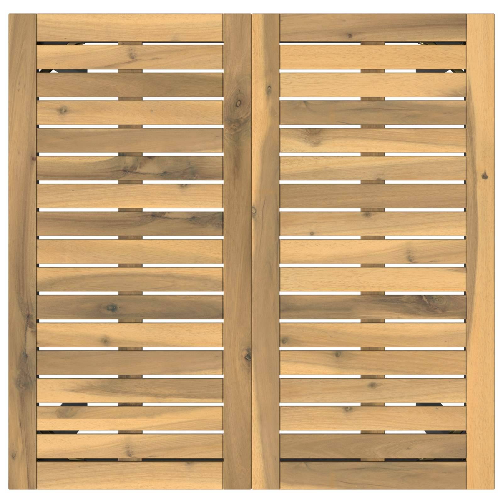 vidaXL Gartenbar-Tisch Weiß und Schwarz 70 x 68,5 x 105 cm