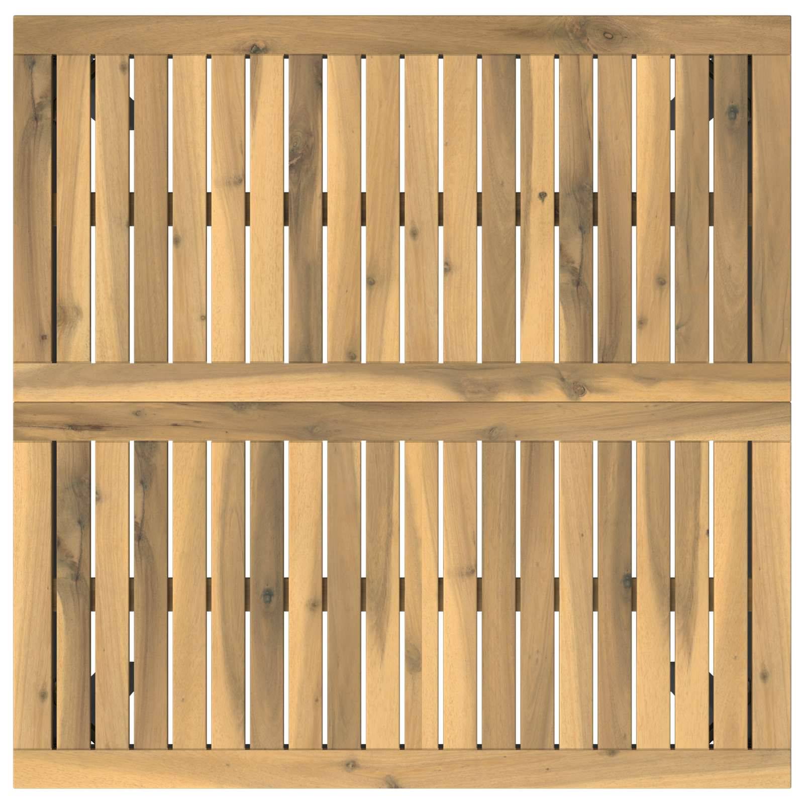 vidaXL Gartenbar-Tisch Weiß und Schwarz 80 x 80,5 x 105 cm