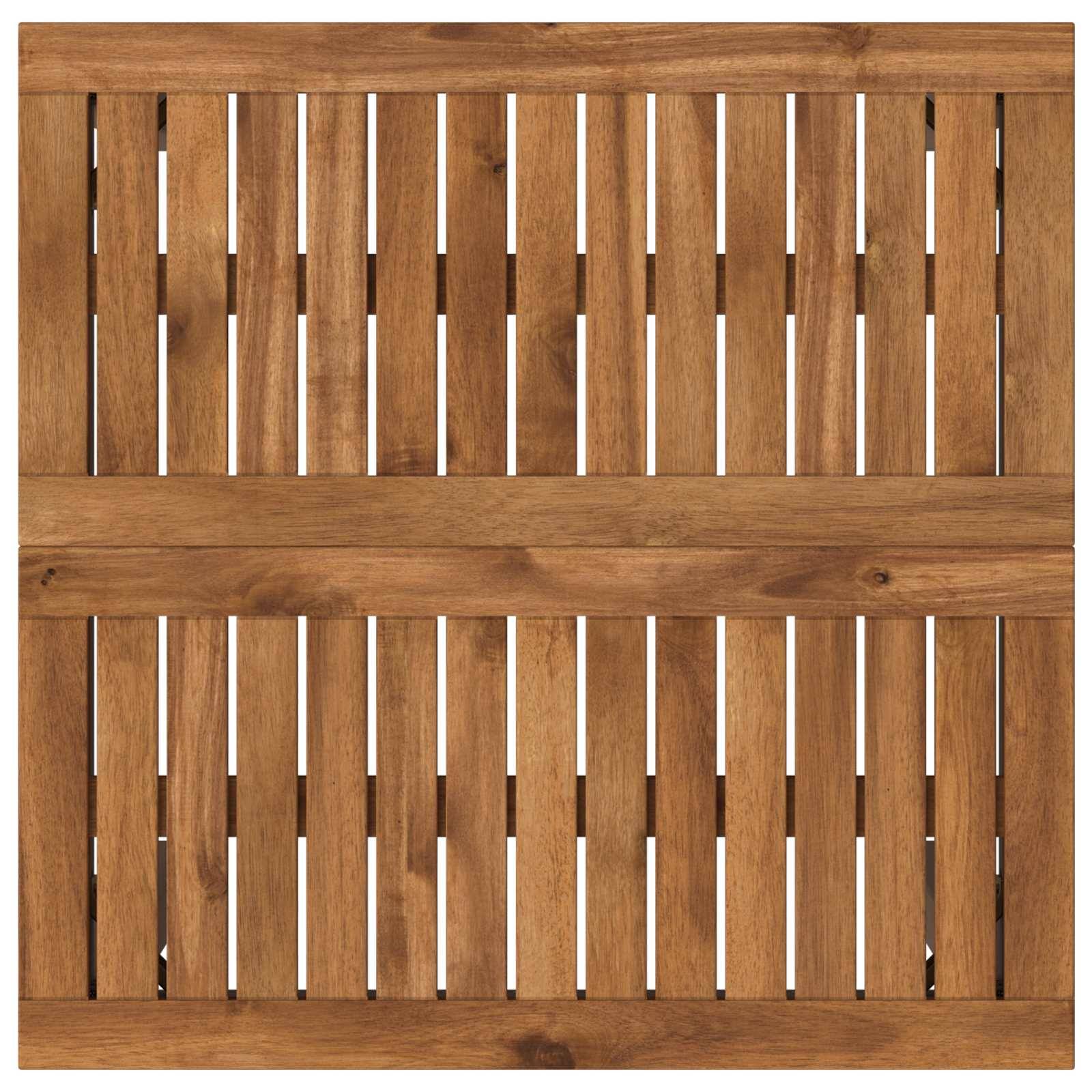 vidaXL Gartenbar-Tisch Natur und Kaffee 60 x 60,5 x 105 cm