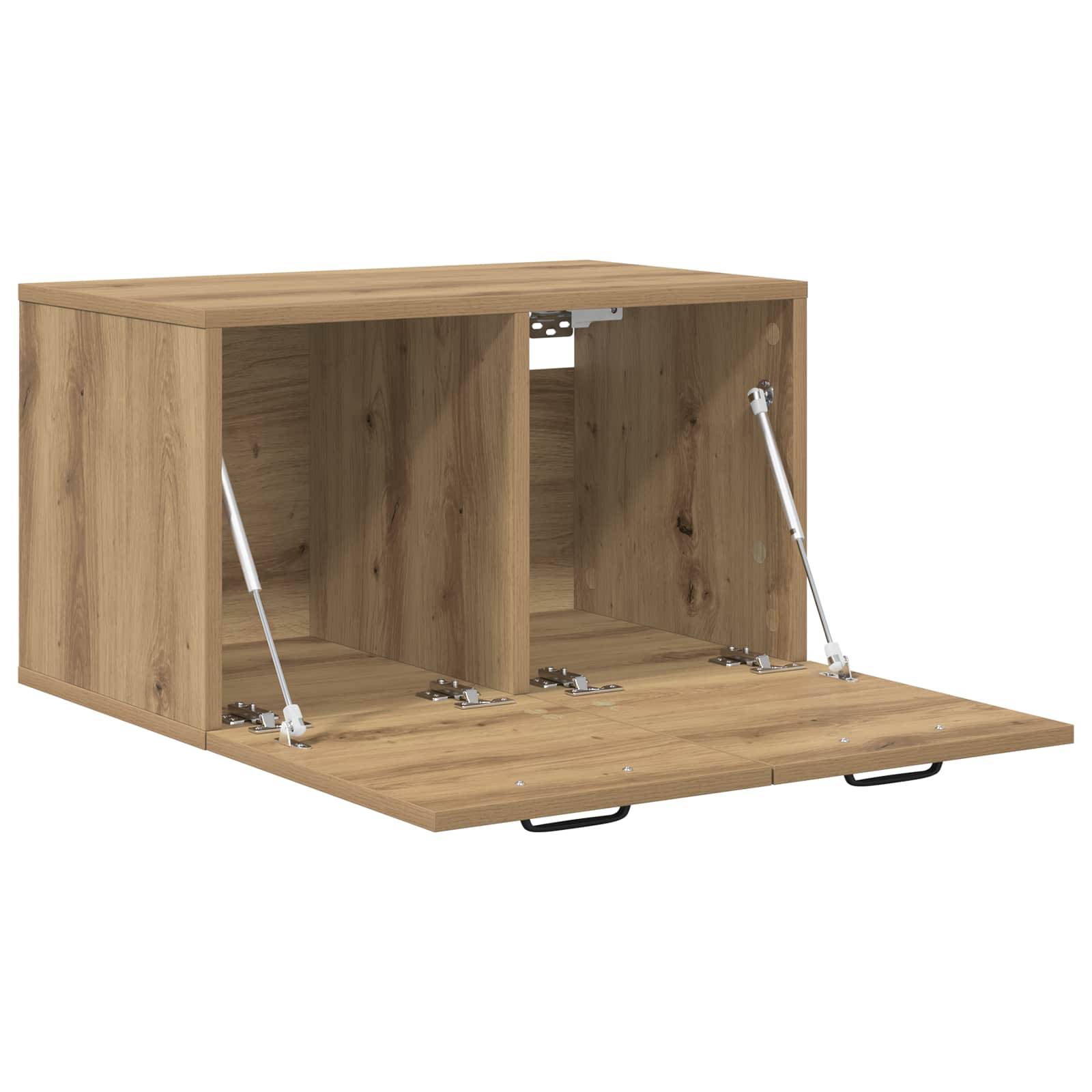 vidaXL Hängeschrank 60 x 36,5 x 35 cm Holzwerkstoff Artisan-Eiche