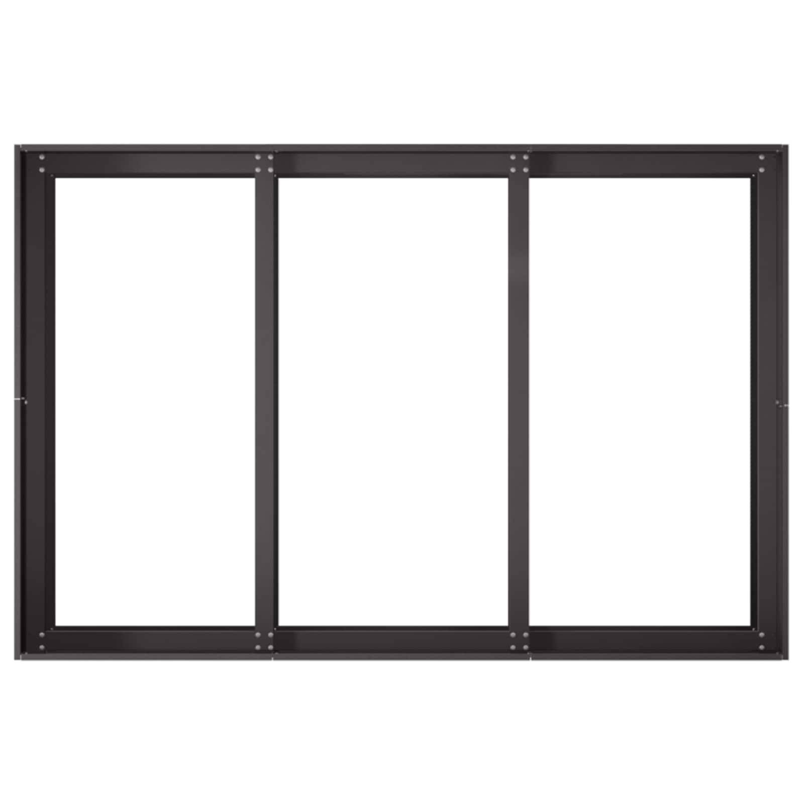 vidaXL Garten-Pflanzgefäß Schwarz 120 x 80 x 60 cm Kaltgewalzter Stahl