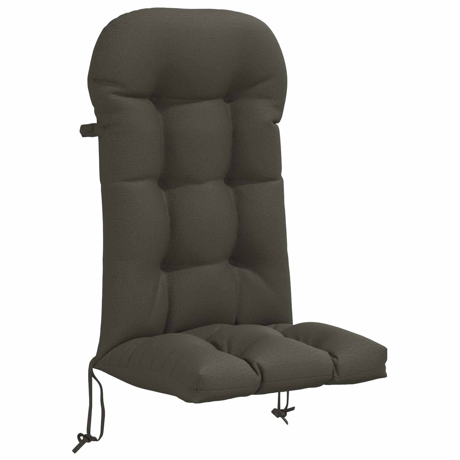 vidaXL Sonnen-Lounger Kissen PUTTEN 100 % Polyester Anthrazit