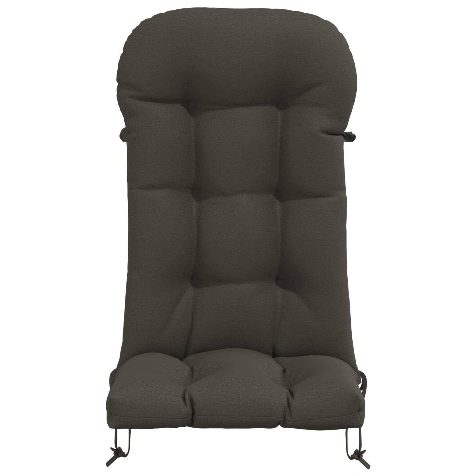 vidaXL Sonnen-Lounger Kissen PUTTEN 100 % Polyester Anthrazit