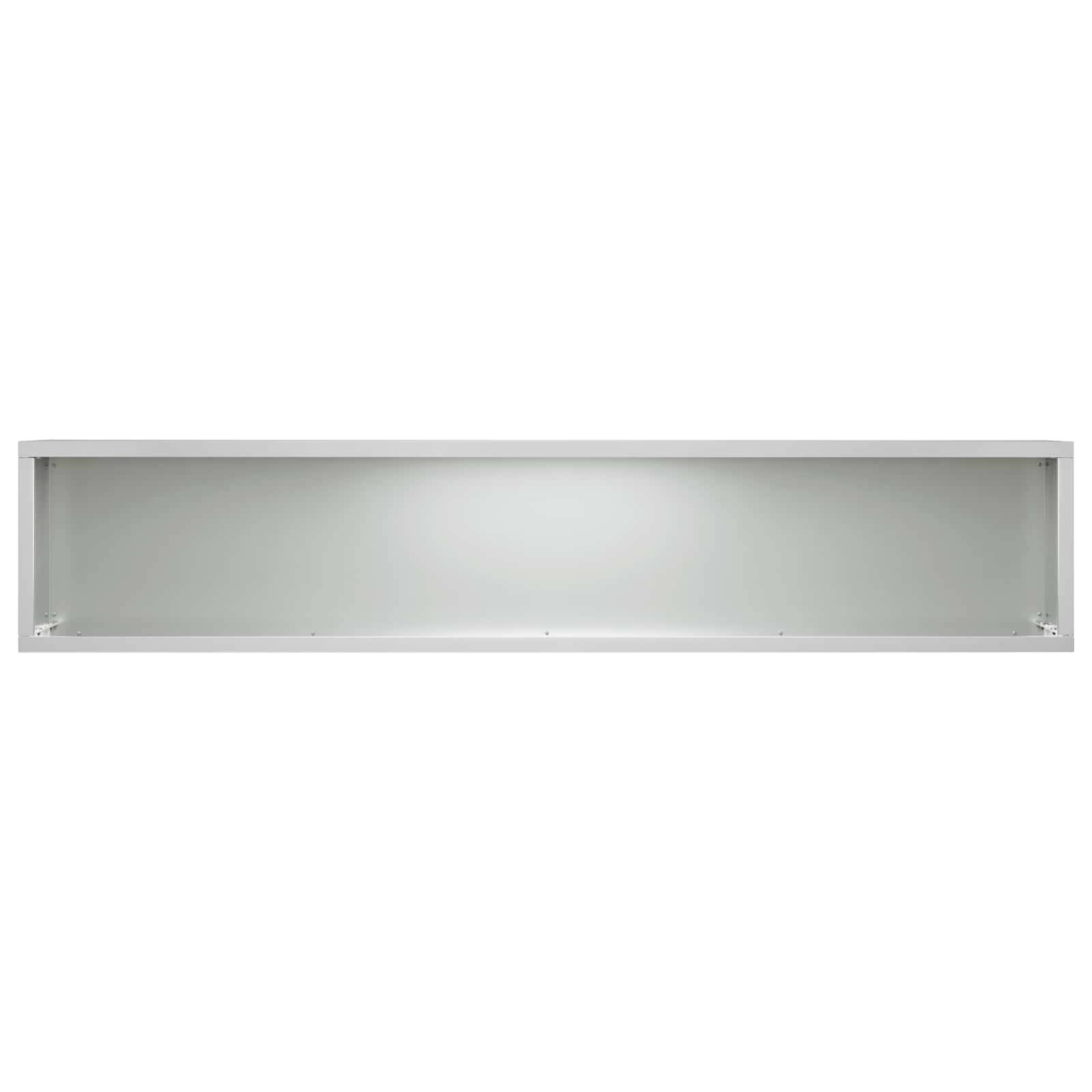 vidaXL Garten-Pflanzgefäß Silber 100 x 20 x 20 cm Verzinkter Stahl