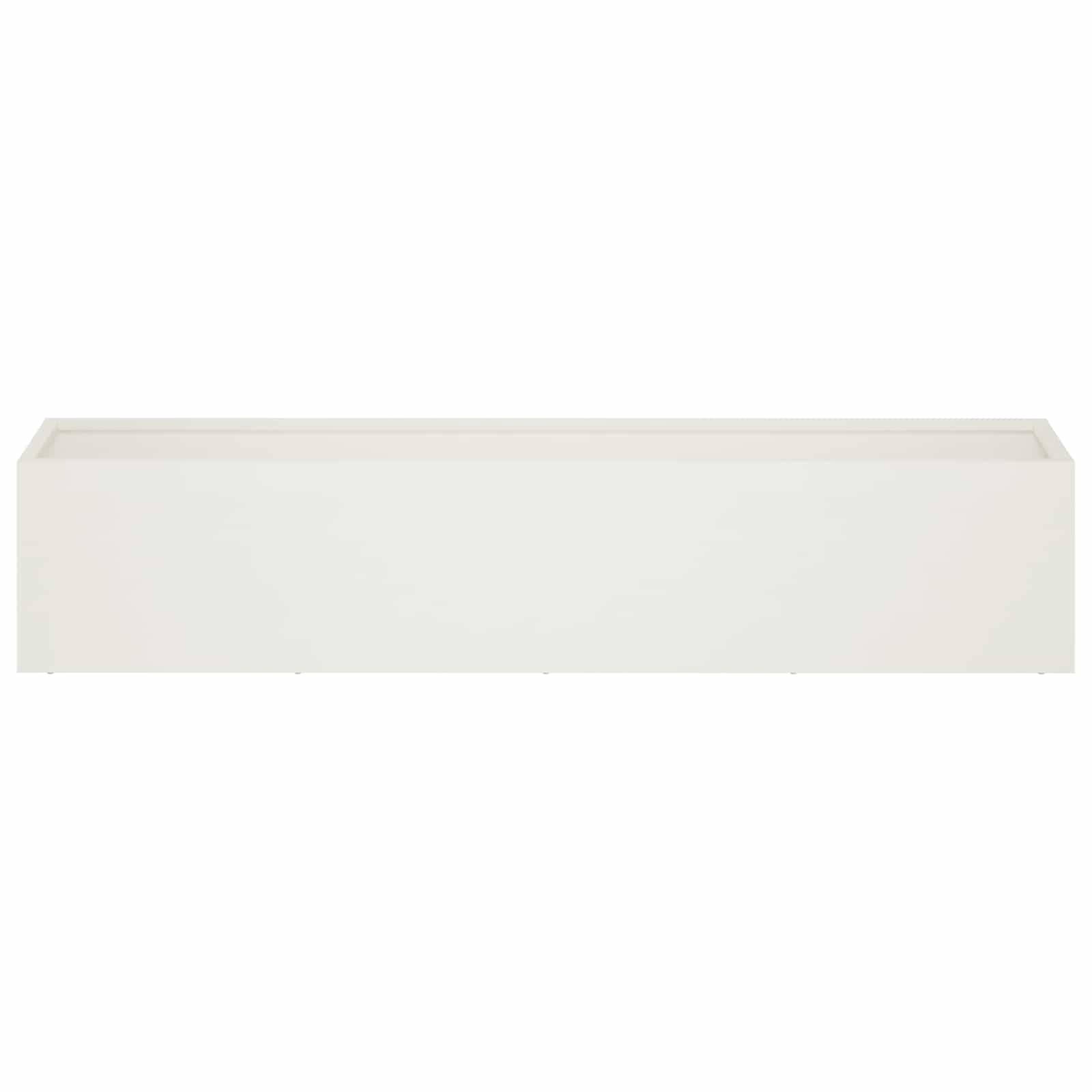 vidaXL Garten-Pflanzgefäß 2 stk. Weiß 80 x 20 x 20 cm