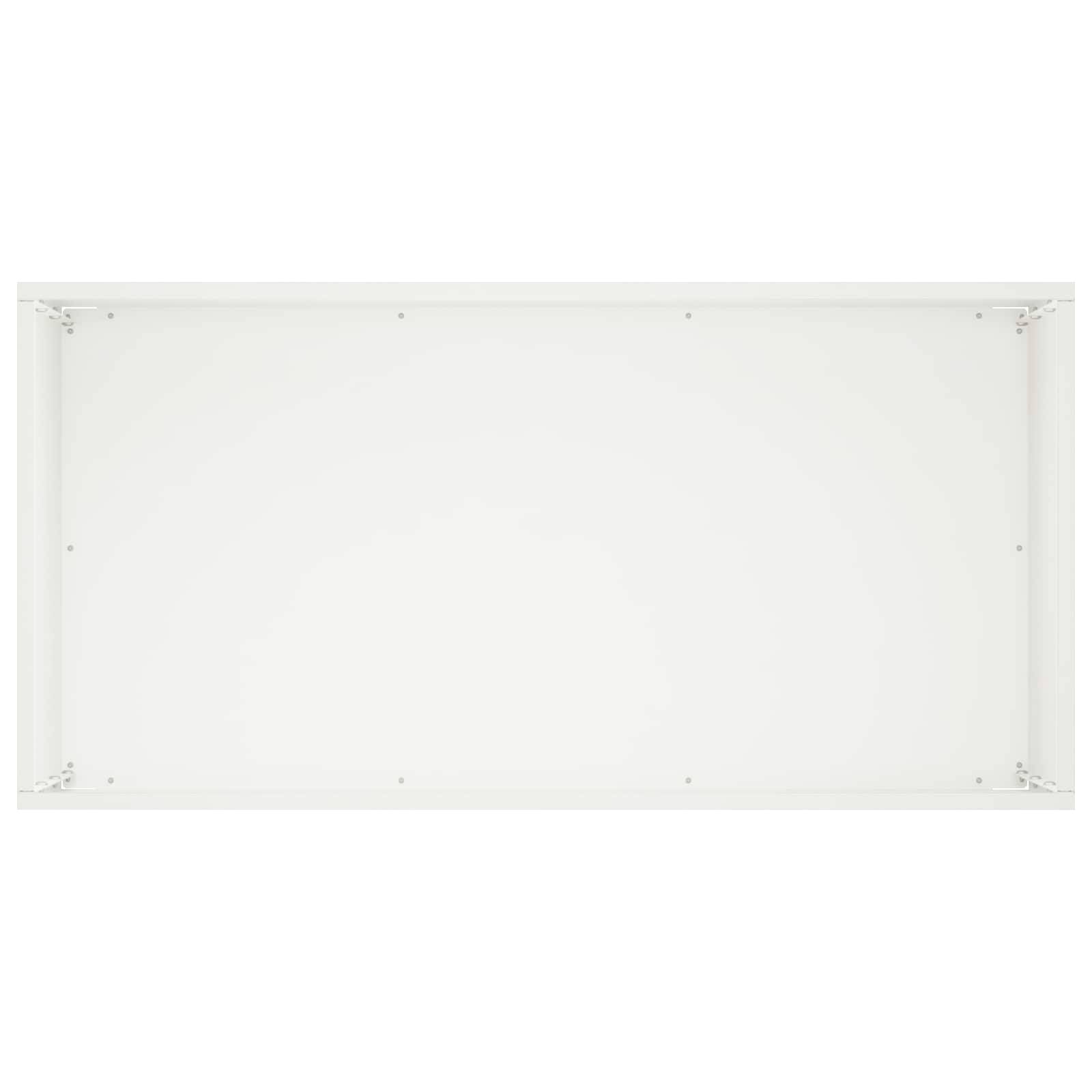 vidaXL Garten-Pflanzgefäß Weiß 60 x 30 x 50 cm Kaltgewalzter Stahl