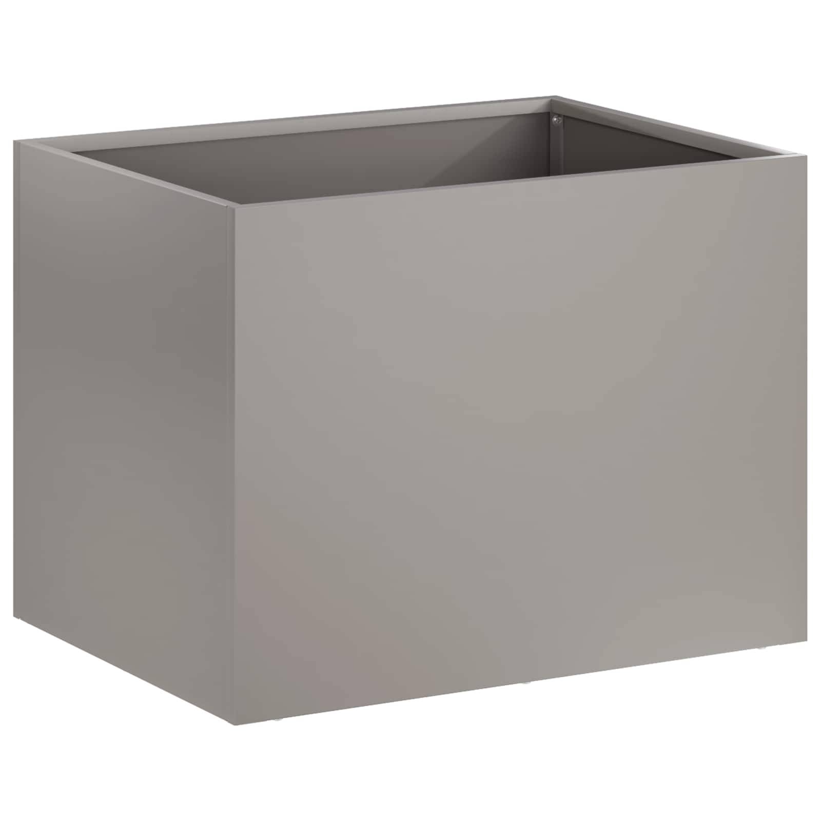vidaXL Garten-Pflanzgefäß Rostoptik 40 x 30 x 30 cm Wetterfeststahl