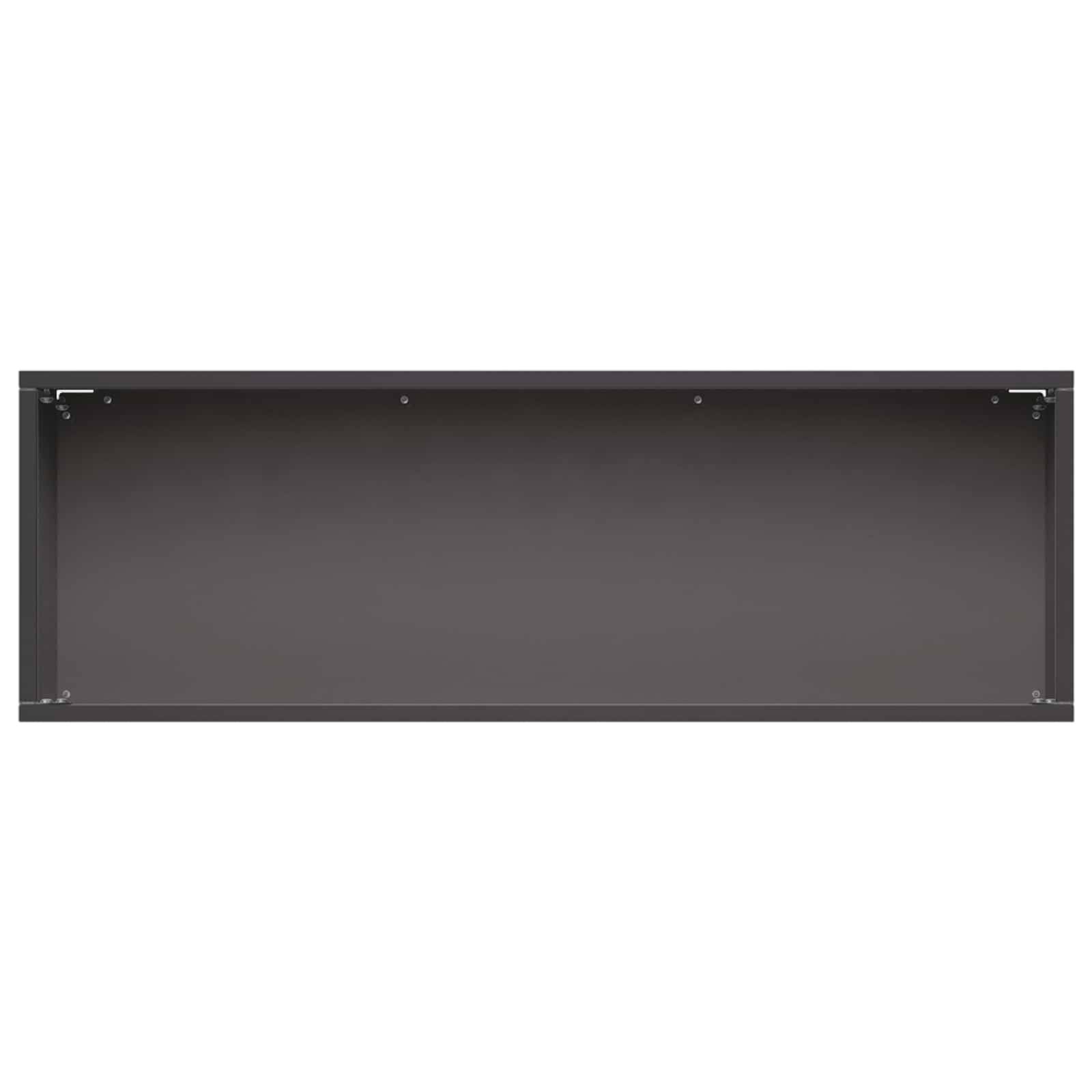 vidaXL Garten-Pflanzgefäß Schwarz 40 x 20 x 20 cm Kaltgewalzter Stahl