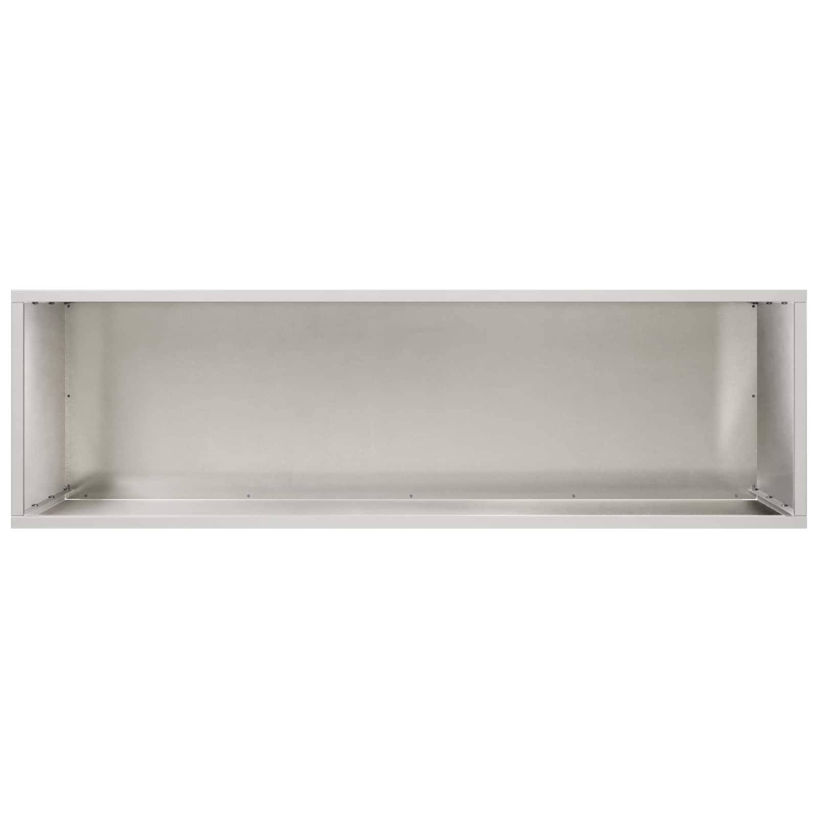 vidaXL Garten-Pflanzgefäß Silber 100 x 30 x 50 cm Edelstahl