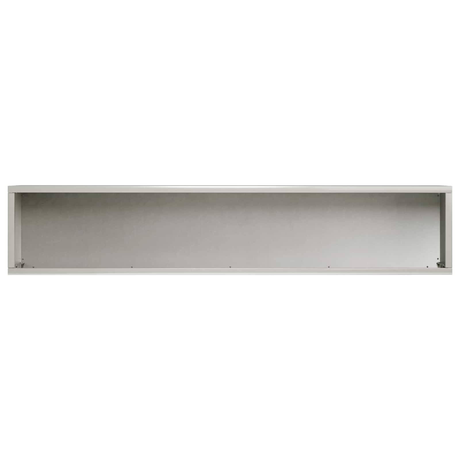 vidaXL Garten-Pflanzgefäß Silber 100 x 20 x 20 cm Edelstahl