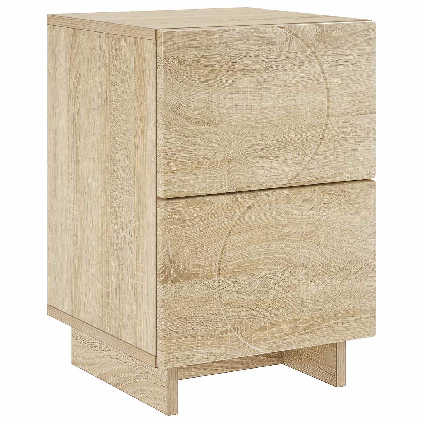 vidaXL Nachttisch Sonoma-Eiche 33,5 x 34,5 x 50 cm Holzwerkstoff