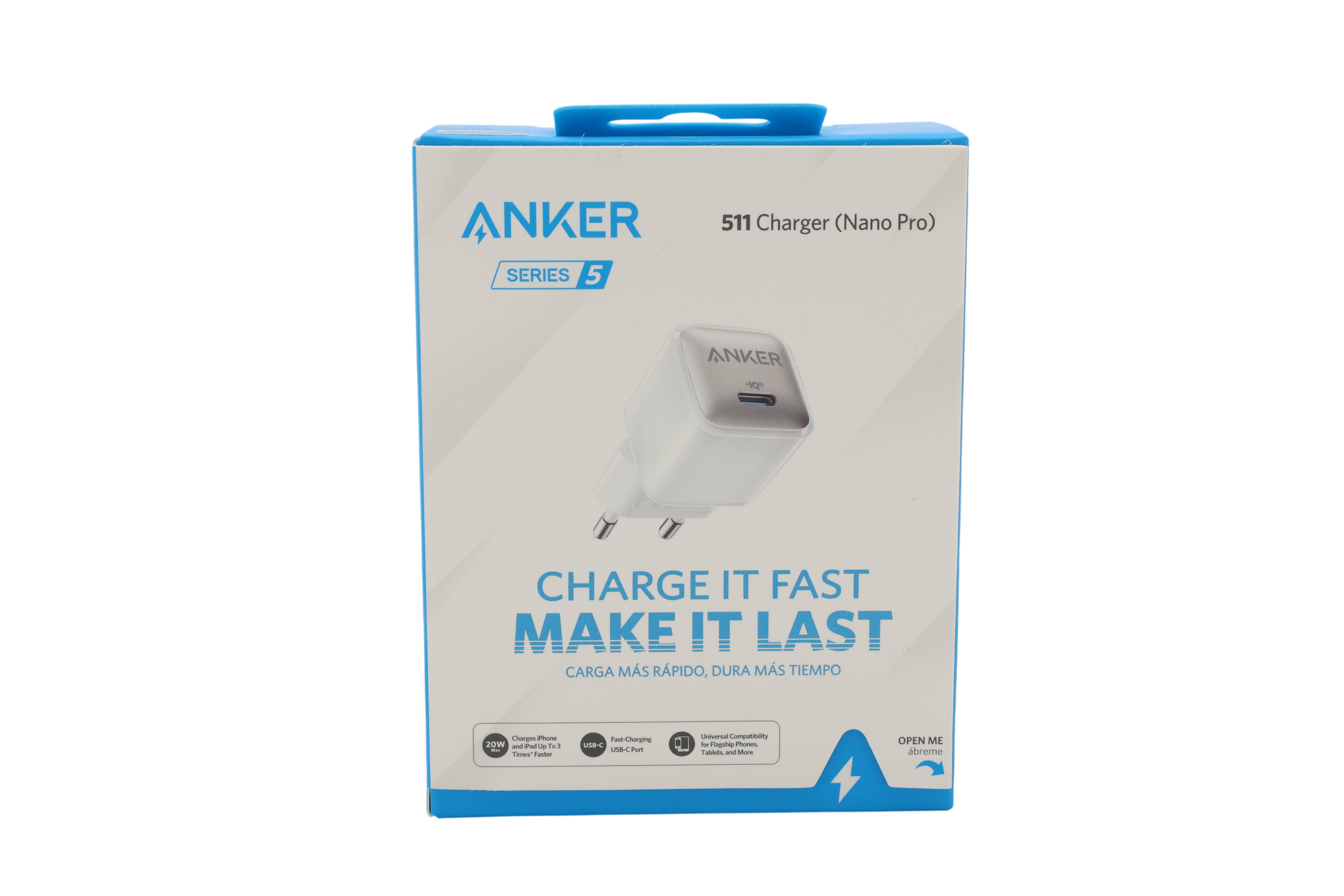 Anker Nano 20W USB C Ladegerät, PIQ 3.0 Kompaktes USB C Netzteil white
