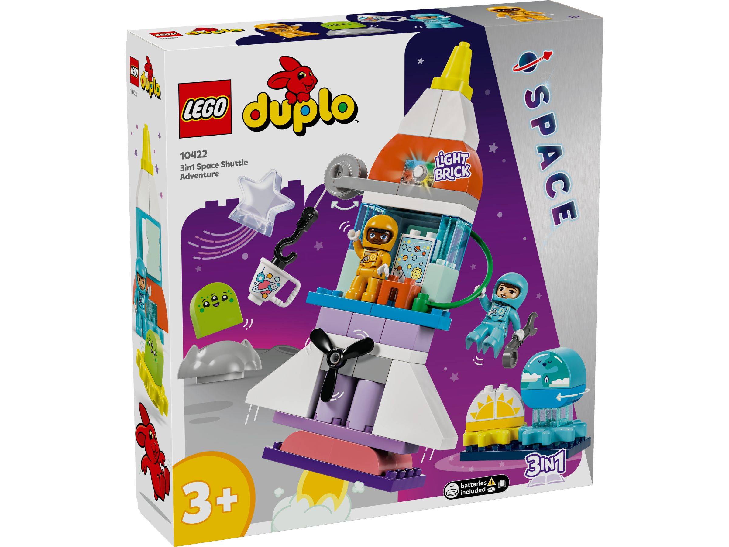 LEGO® DUPLO® 10422 3-in-1-Spaceshuttle für viele Abenteuer