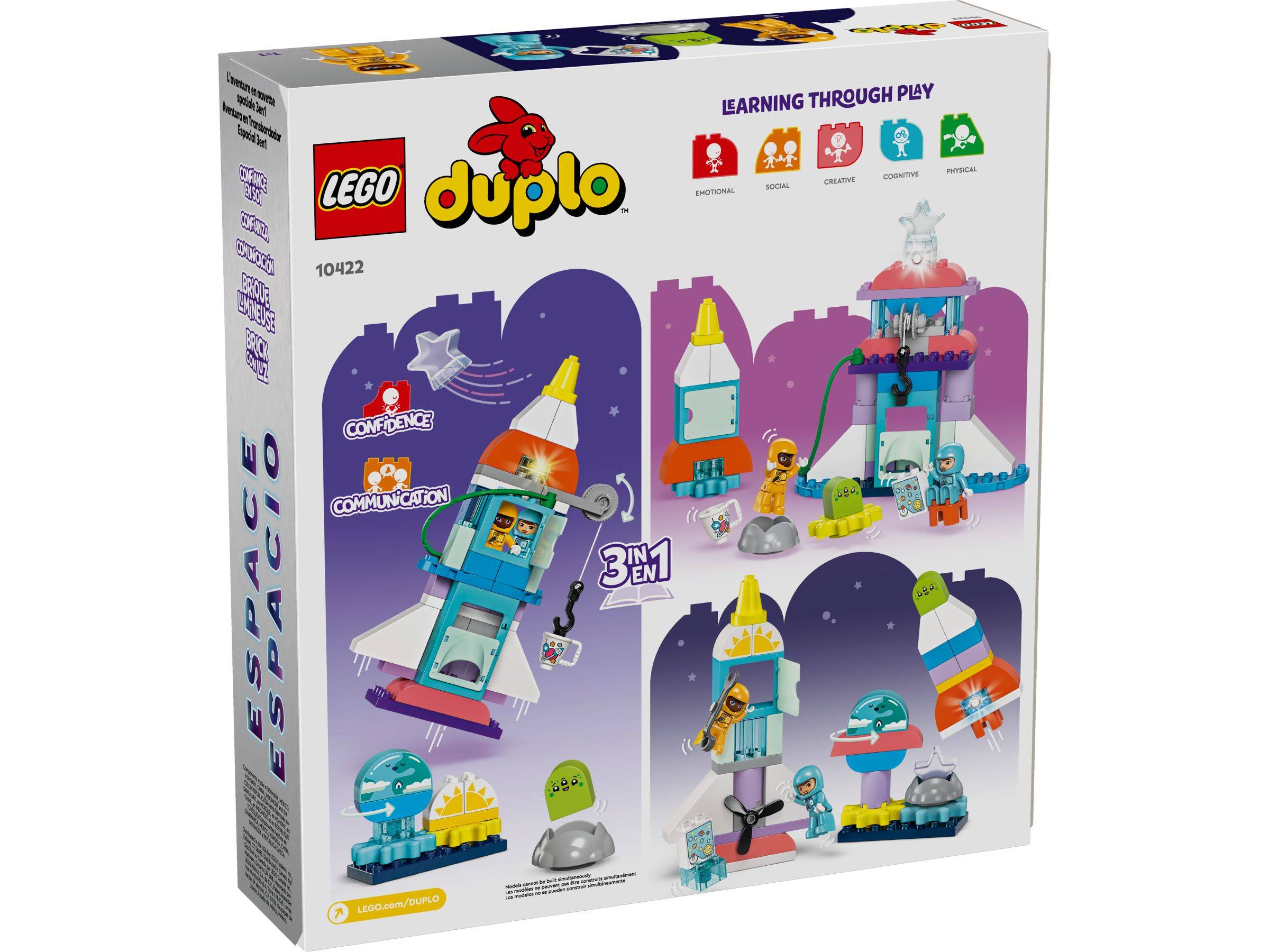 LEGO® DUPLO® 10422 3-in-1-Spaceshuttle für viele Abenteuer