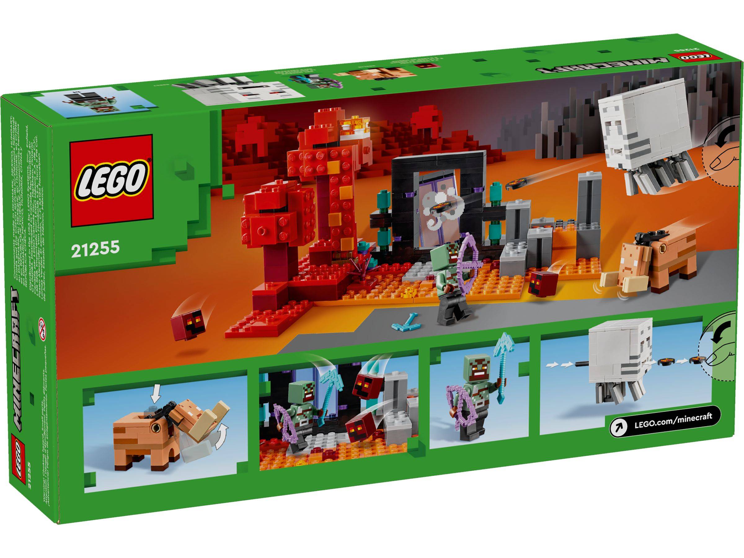 LEGO® Minecraft™ 21255 Hinterhalt am Netherportal