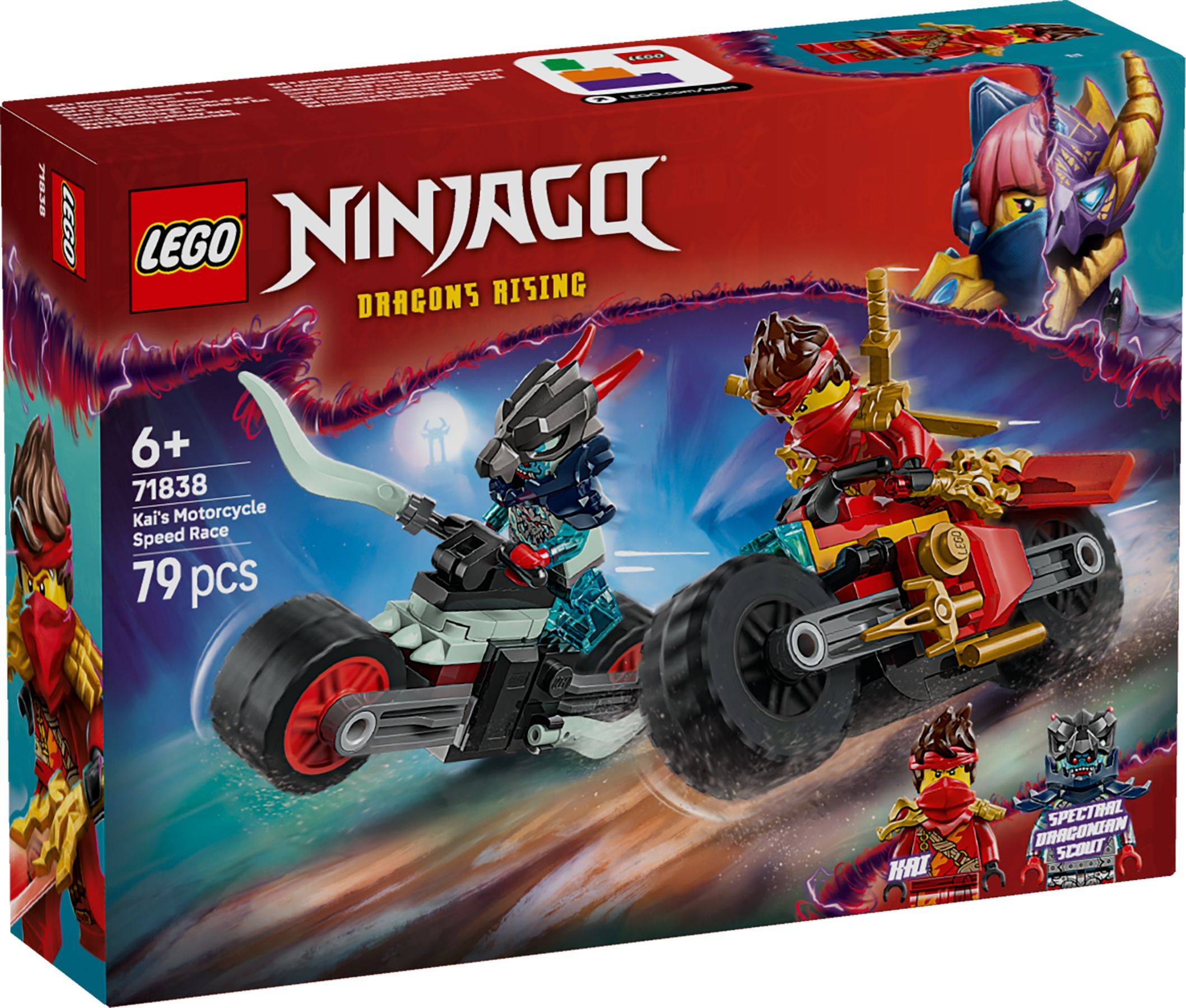 LEGO® NINJAGO® 71838 Kais Motorradrennen