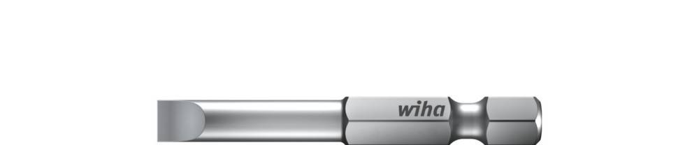 Wiha Metallwerkzeugbit mit Sechskantschaft und silberner Oberfläche, shown on a plain white background.