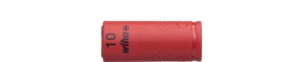 Rote zylindrische 10-ml-Durchstechflasche mit der Aufschrift „Vinho