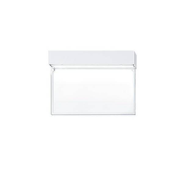 Transparente rechteckige Kunststoffbox mit weißem Scharnierdeckel, zentriert auf einem einfachen weißen Hintergrund dargestellt.