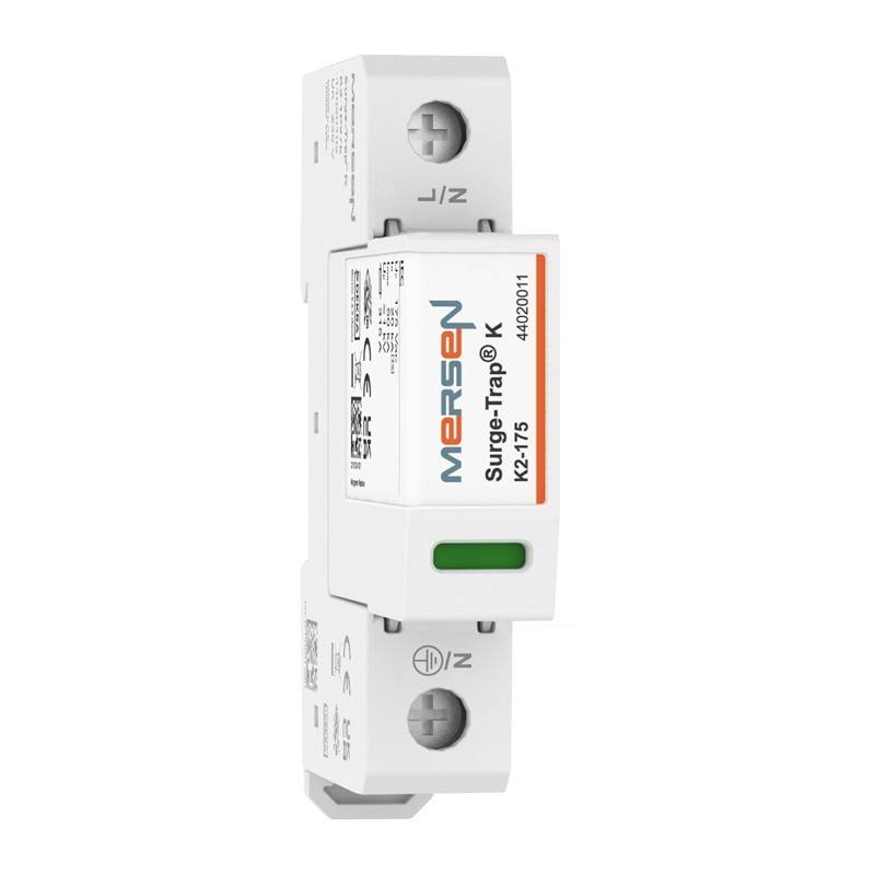 Überspannungsschutzmodul mit der Bezeichnung „Mersen Surge-Trap KZ175
