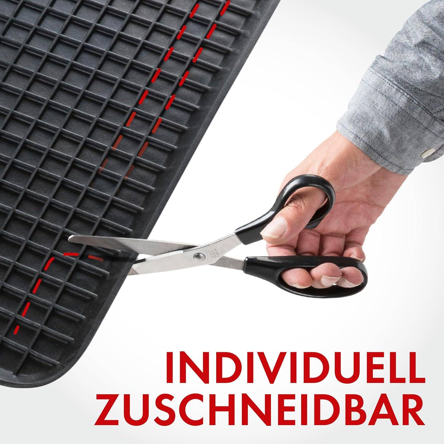 Gummimatte Rechteck 50x70cm Antirutsch