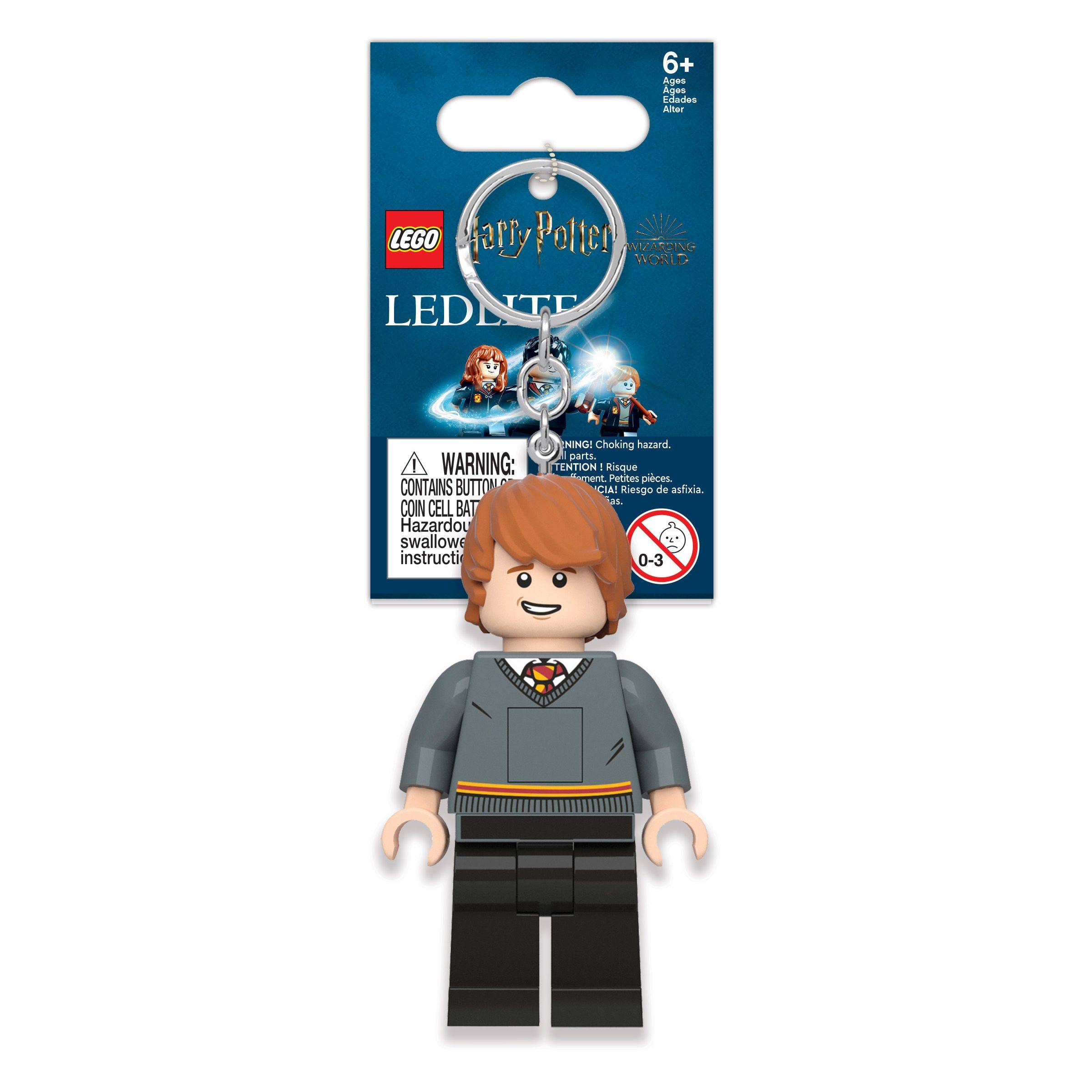 LEGO Harry Potter Schlüsselanhänger einer Ron Weasley Minifigur, mit „6+