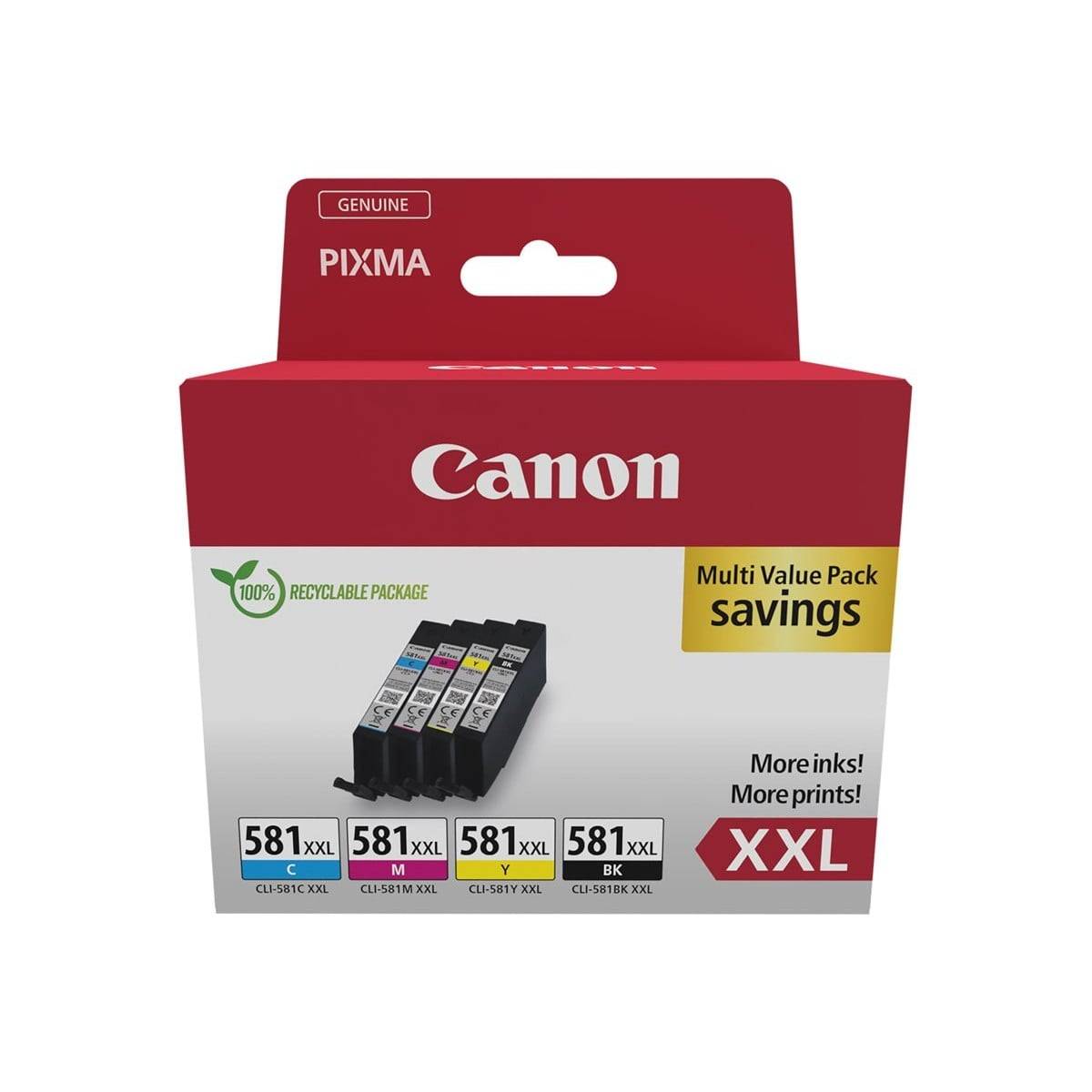 Canon CLI-581 XXL Tintenpatronen Multipack
