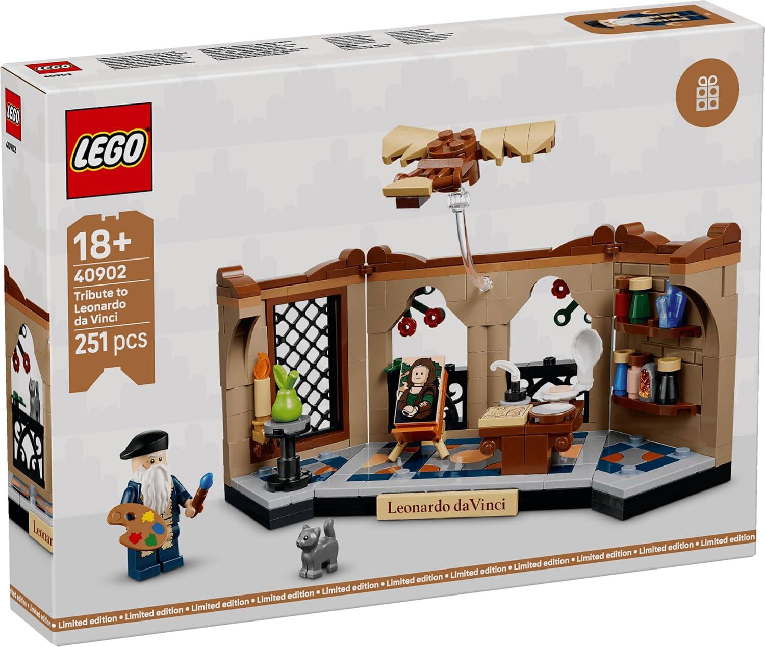 LEGO 18+ Set 40902 „Hommage an Leonardo da Vinci