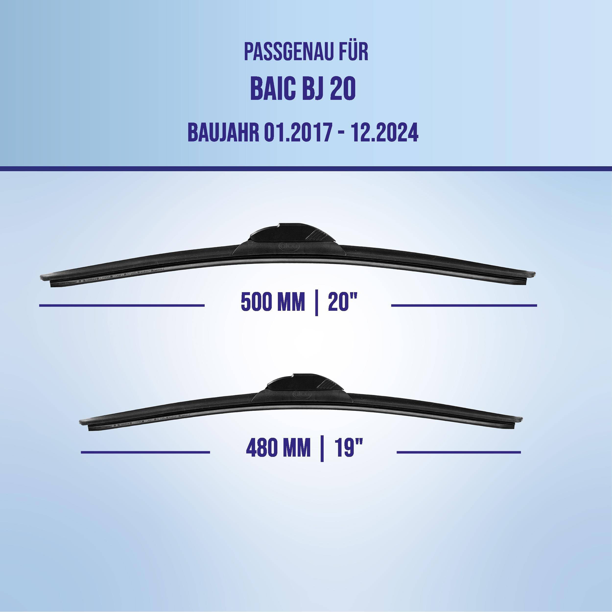 alca® Scheibenwischer für BAIC BJ 20