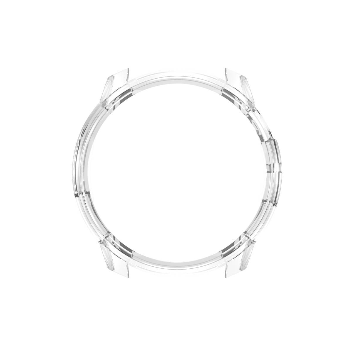 Schutzhülle kompatibel mit COROS Pace 4 – PC Half-Cover Uhrengehäuse, Anti-Kollisions Zifferblattschutz Transparent
