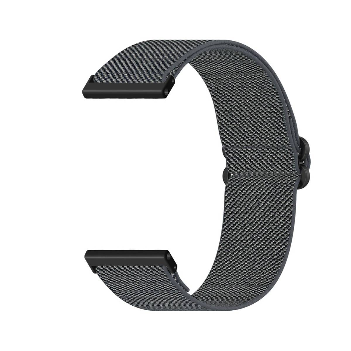 Elastisches Nylon-Uhrenarmband kompatibel mit Coros Nomad und Apex 4, Leopardenmuster Ersatzband mit Butterfly-Verschluss Gray