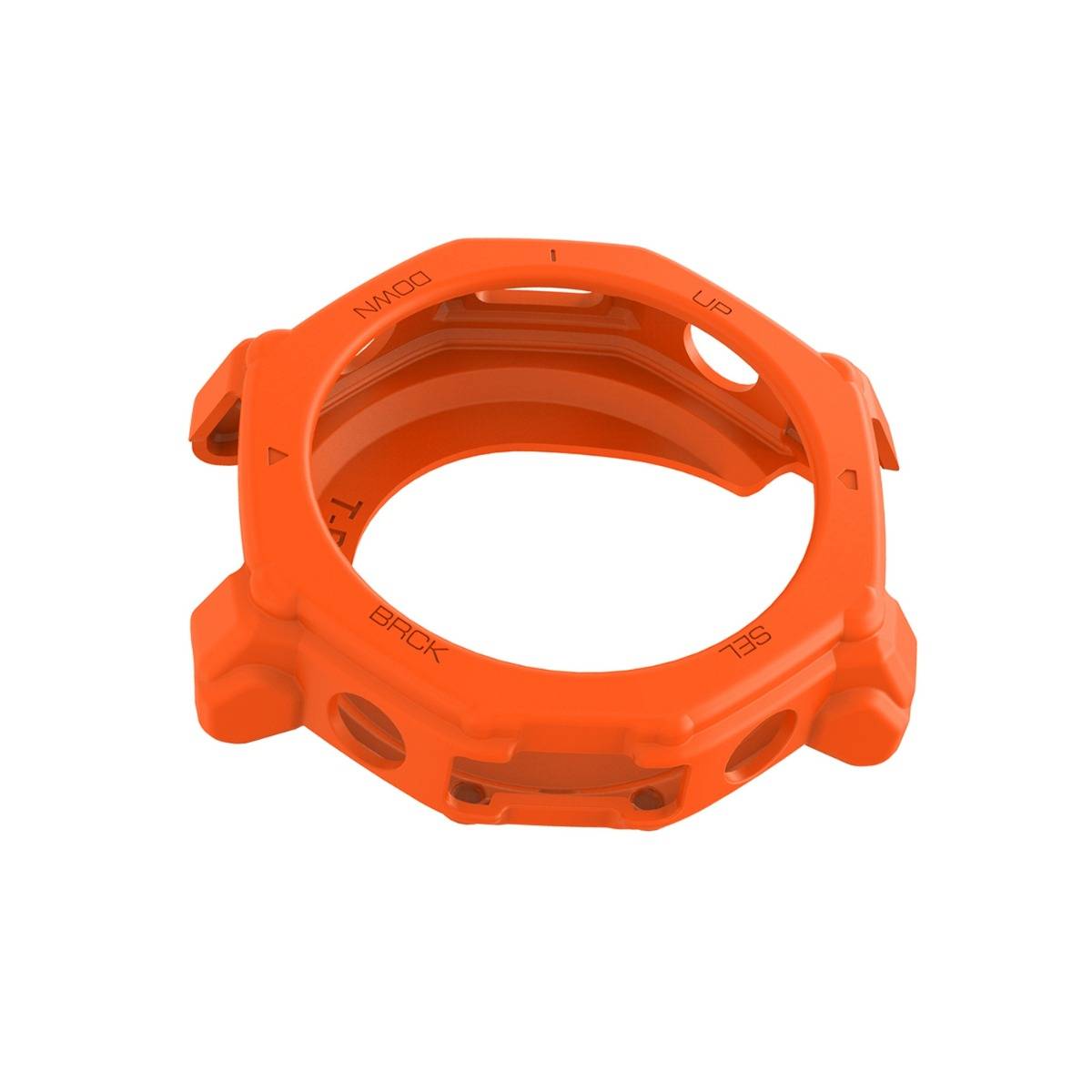 Silikon-Uhrenarmband und Gehäuse kompatibel mit Amazfit T-Rex 3 Pro – Mehrere Farben Orange