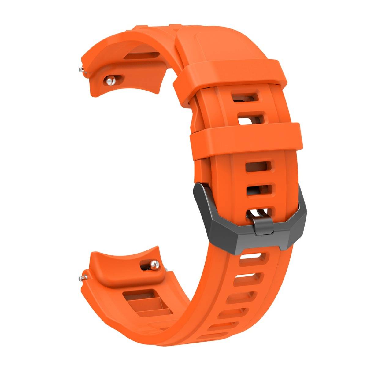 Silikon-Uhrenarmband und Gehäuse kompatibel mit Amazfit T-Rex 3 Pro – Mehrere Farben Orange